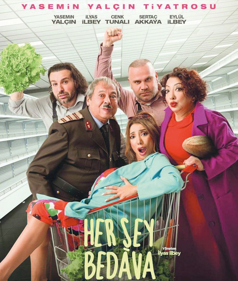 Bu oyunun sahnesinde evlendik