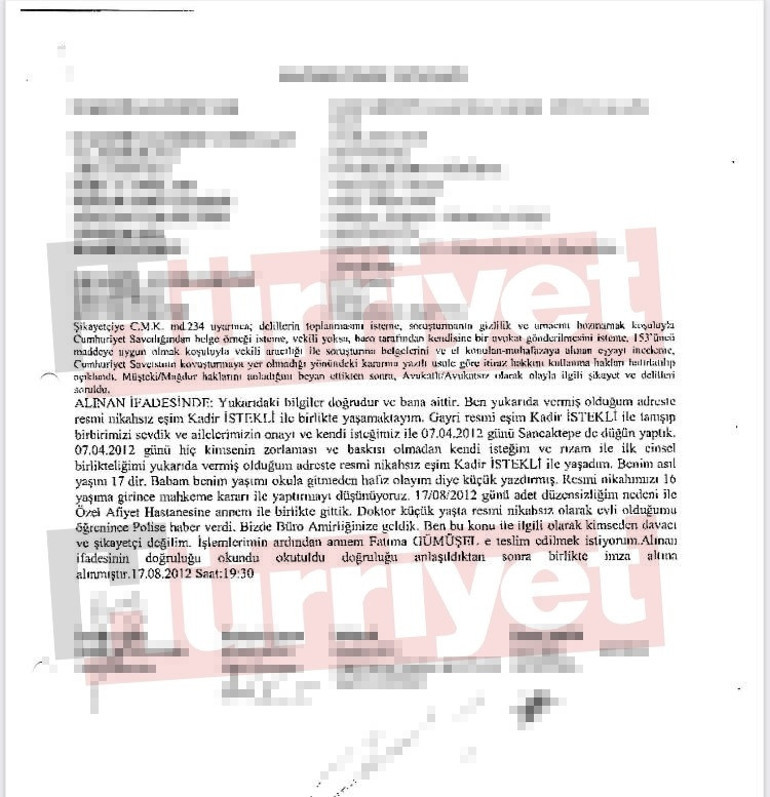 6 yaşındaki çocuğun istismarı olayında yeni ayrıntılar: O ifade de kurguymuş Ailem yazdı ben imzaladım
