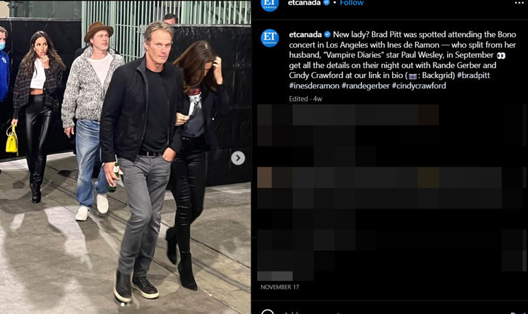 Brad Pitt yeni aşkıyla çok mutlu: Yeni yılın ilk öpücüğünü esmer güzelden alacak
