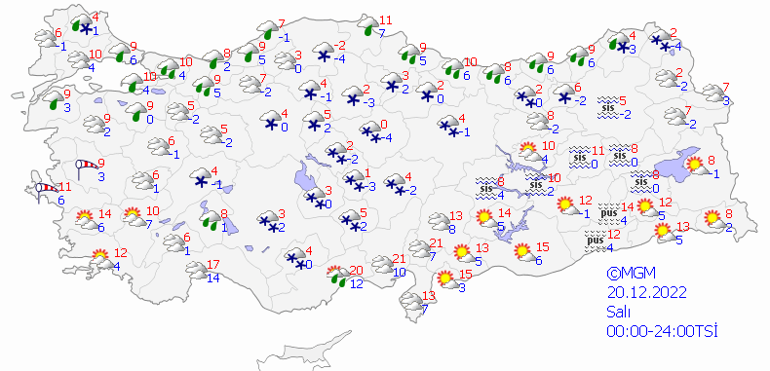 Sıcaklıklar 6-12 derece düşecek Meteorolojiden peş peşe uyarılar... İstanbula kar ne zaman yağacak