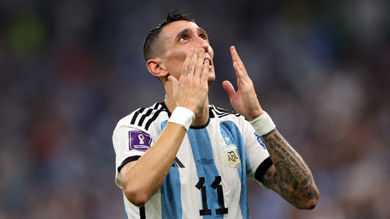 Dünya Kupasındaki Arjantin - Fransa finalinde Angel Di Maria hüngür hüngür ağladı