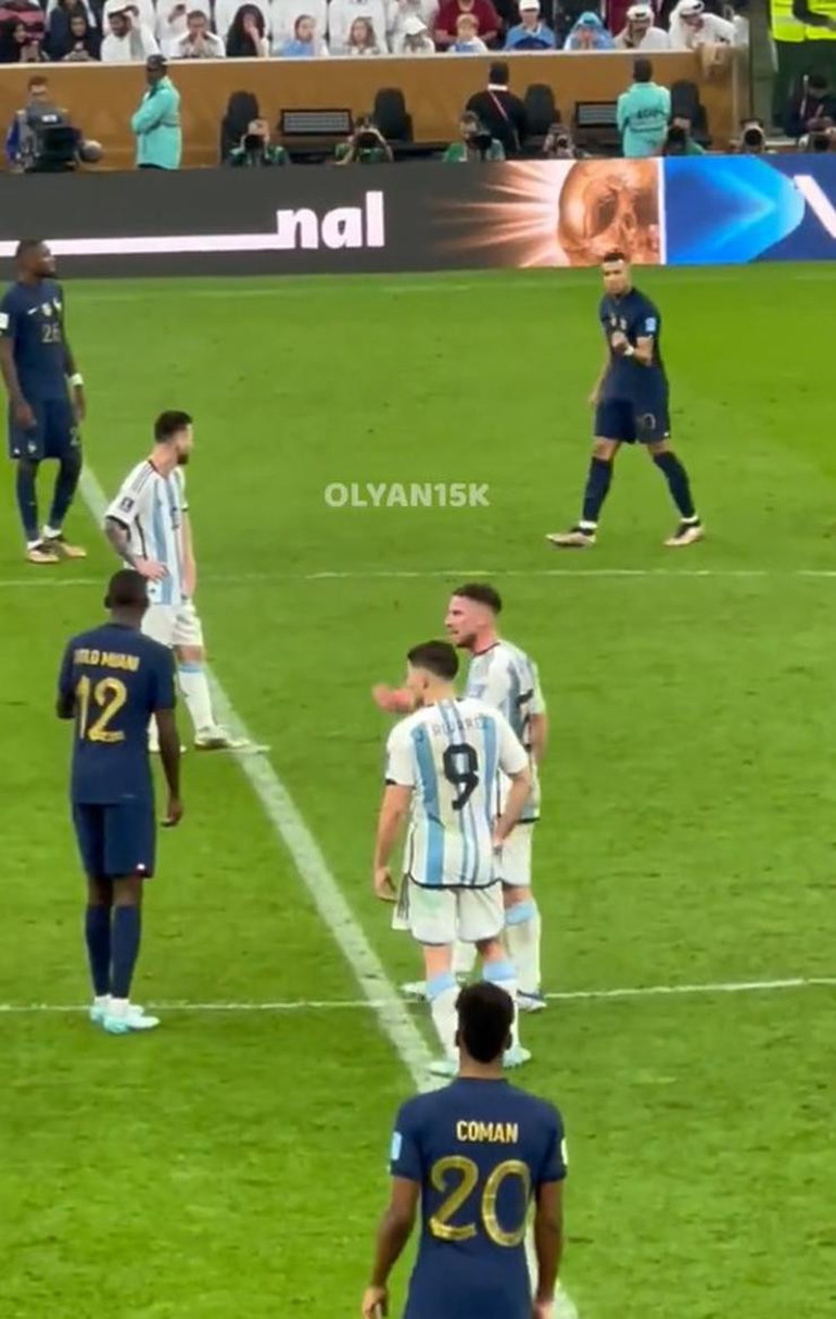 2022 Dünya Kupasında Messi ve Mbappe gerginliği Olay hareket... Televizyona yansımadı...