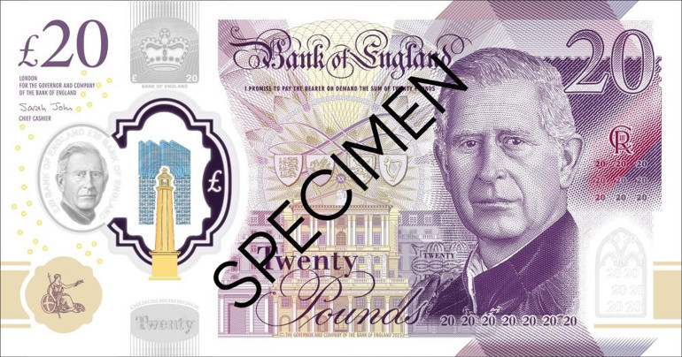 III. Charlesın yer aldığı banknotlar ilk kez görücüye çıktı