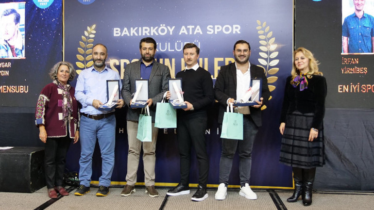Bakırköy Ata Spor Kulübü ’Sporun Enleri ödülleri sahiplerini buldu Demirören Grubu’na 8 ödül