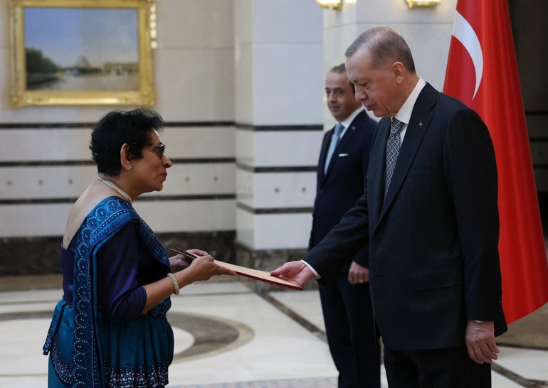 Külliyede güven mektubu töreni