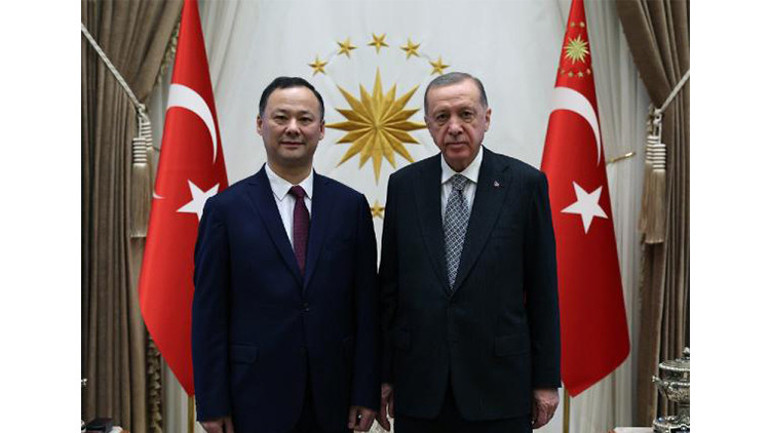 Külliyede güven mektubu töreni