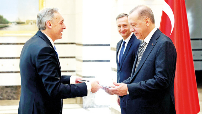 İsrail Elçisi Beştepe’de... 4 yıl sonra ilk mektup