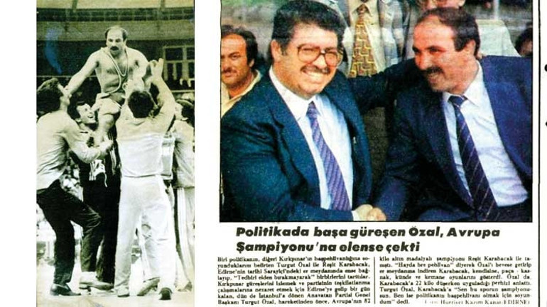 Pehlivanla mindere çıktı
