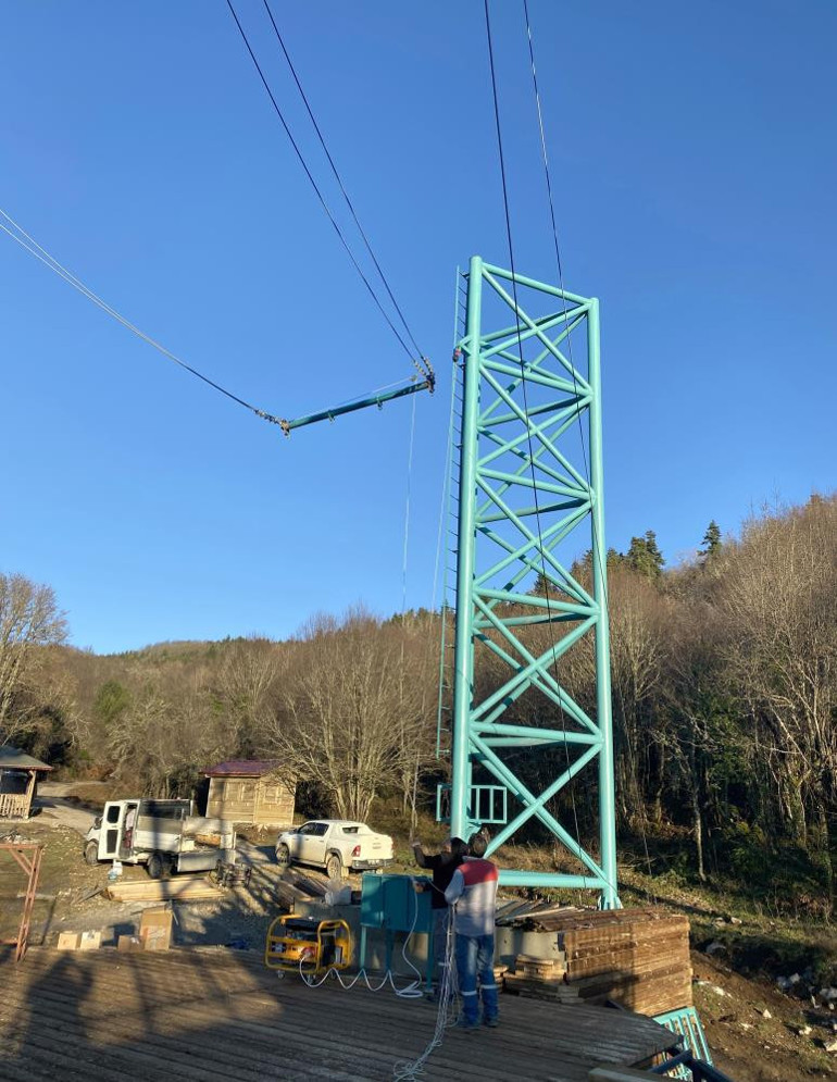 Türkiye’de bir ilk: Uçurum salıncağı kuruldu