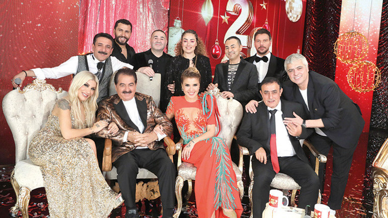 Yılbaşı ekranı cıvıl cıvıl