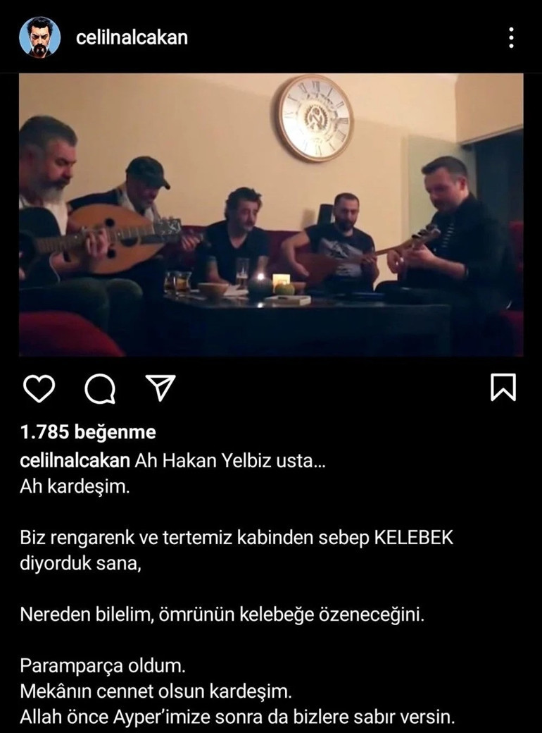 Müzisyen Hakan Yelbiz hayatını kaybetti Ünlü isimlerden duygulandıran veda...