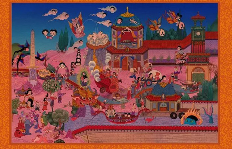 Büyük gruplar sahnede