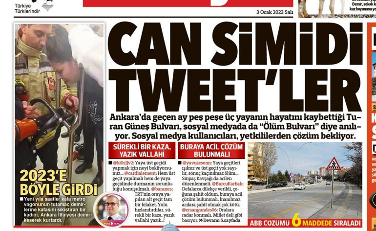 Turan Güneş Bulvarı’nda hız limiti 50’ye indi