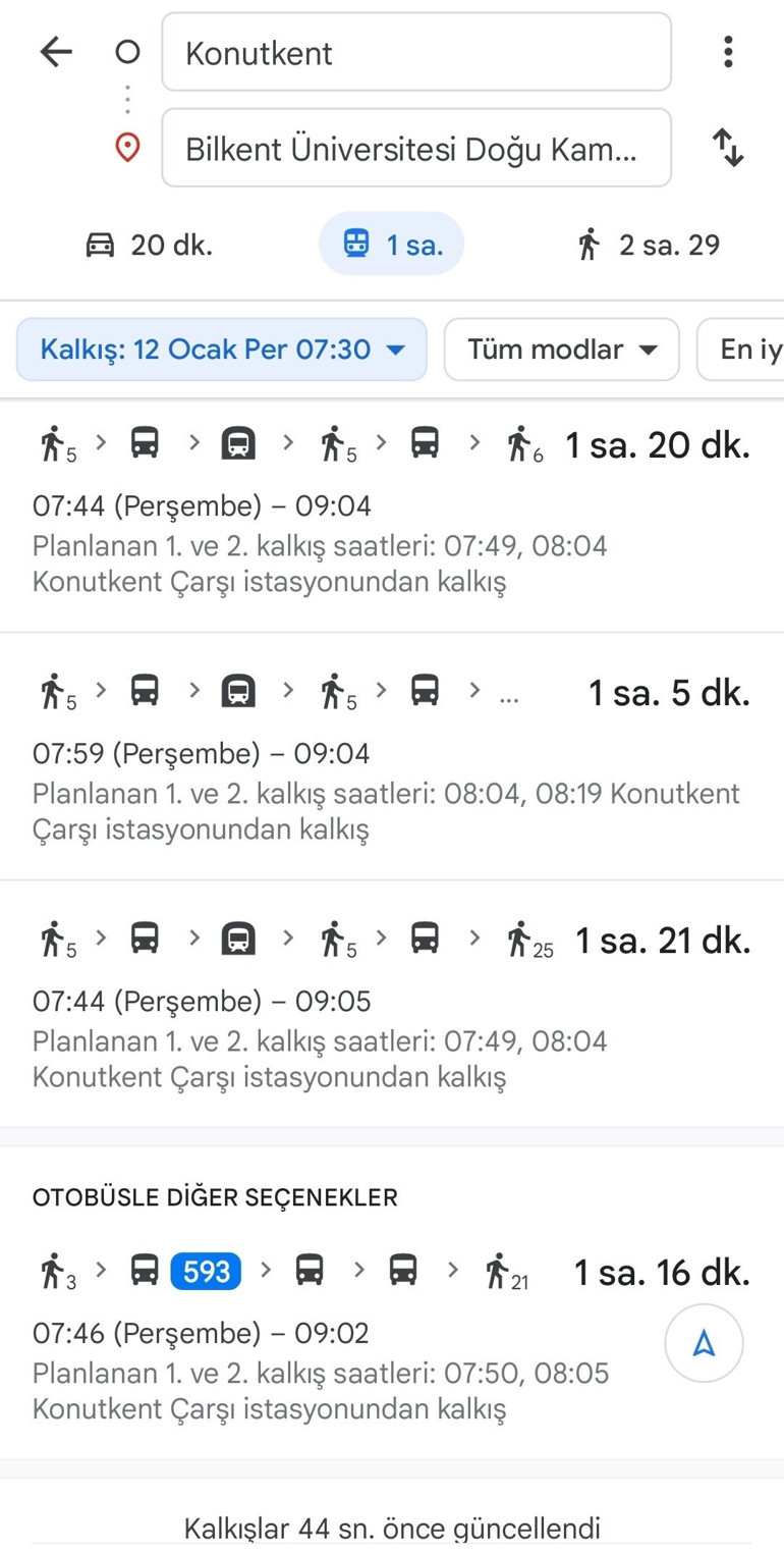 Ankara’nın toplu ulaşamama sorunu