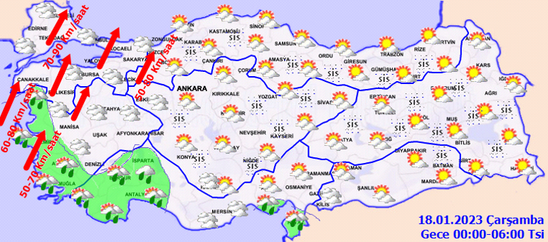 HAVA DURUMU TAHMİNLERİ: Bugün (18 Ocak) hava nasıl olacak, İstanbula kar yağacak mı Meteorolojiden son dakika fırtına ve yağmur uyarıları