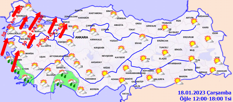 HAVA DURUMU TAHMİNLERİ: Bugün (18 Ocak) hava nasıl olacak, İstanbula kar yağacak mı Meteorolojiden son dakika fırtına ve yağmur uyarıları