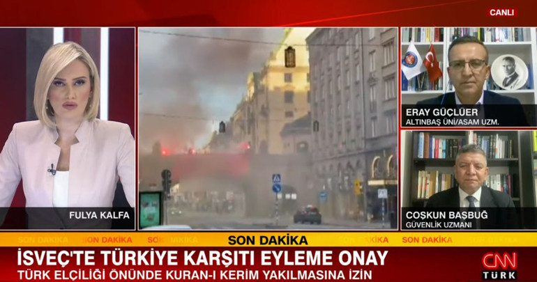 İsveçten skandal onay Türk Büyükelçiliği önünde Kuran-ı Kerim yakılmasına izin