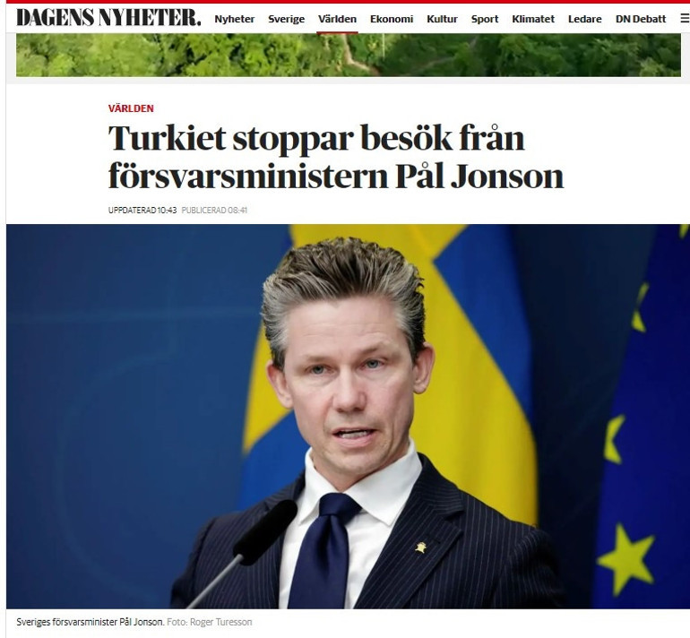 Tek gündem Türkiye... Bakan Akarın sözleri İsveçte böyle yankılandı...
