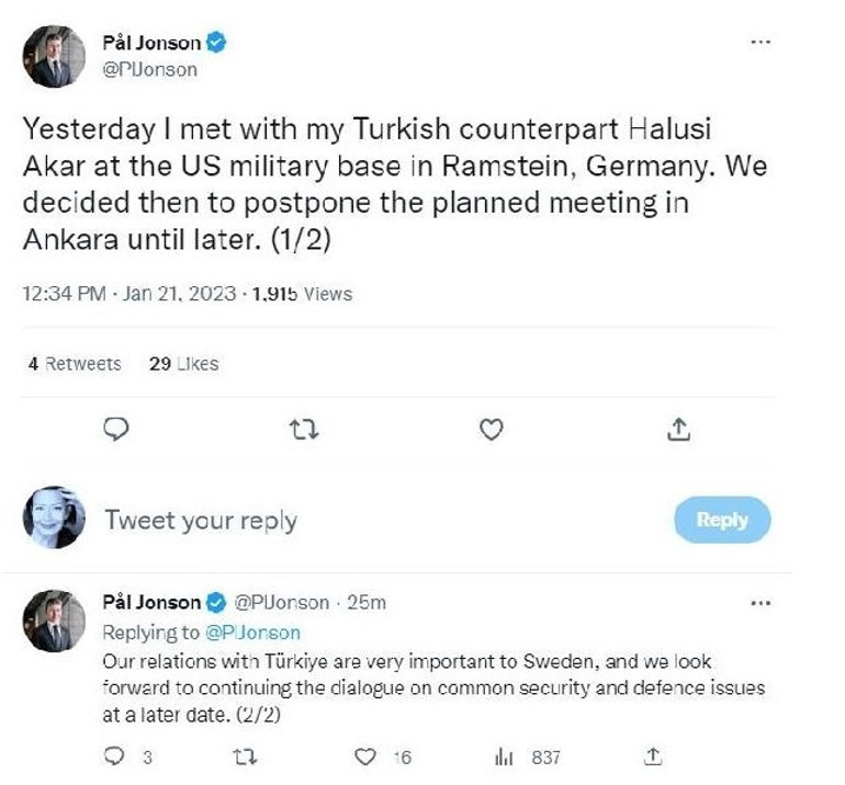 Tek gündem Türkiye... Bakan Akarın sözleri İsveçte böyle yankılandı...