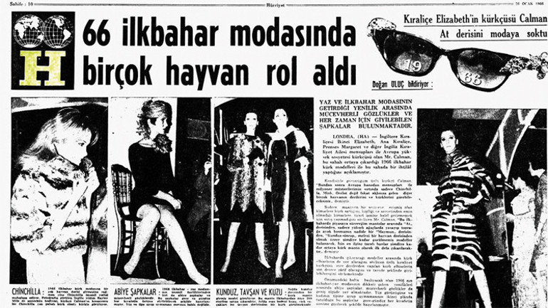 Yarım asır önceki kürk haberleri