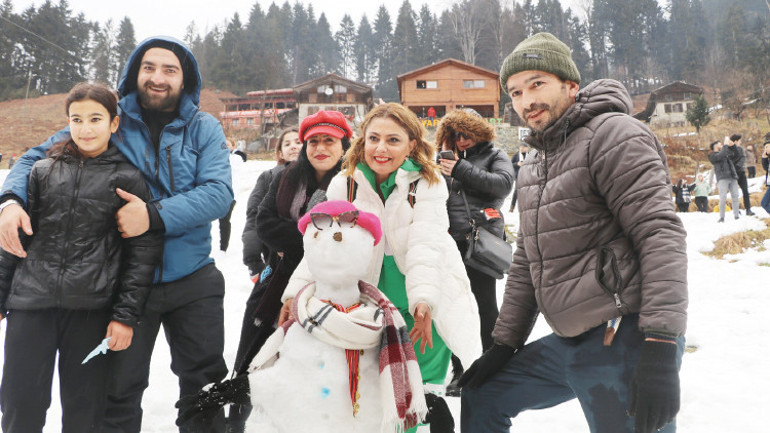 Kar festivali Ayder’i coşturdu