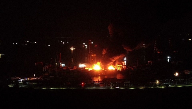 Son dakika İskenderun Limanında yangın çıktı