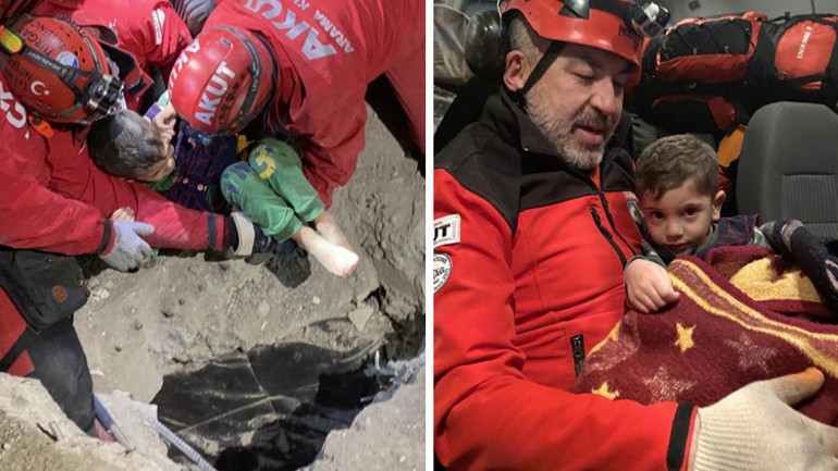 Umut dolu bekleyiş ve sevinç gözyaşları: Enkazdan mucize kurtuluşlar 122. saatin mucizesi Menekşe Teyze