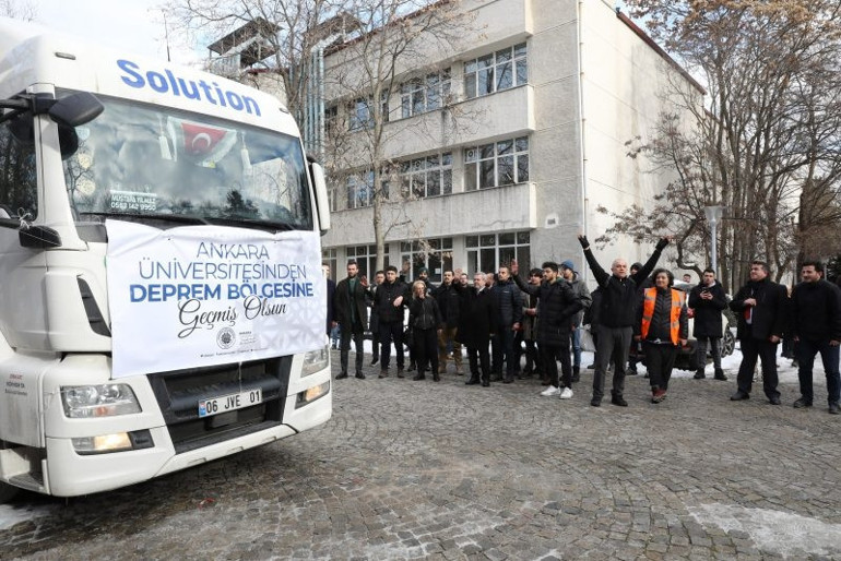 Başkentteki üniversiteler depremzedeler için seferber
