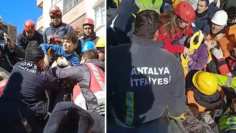 Umut dolu bekleyiş ve sevinç gözyaşları: Enkazdan mucize kurtuluşlar 122. saatin mucizesi Menekşe Teyze