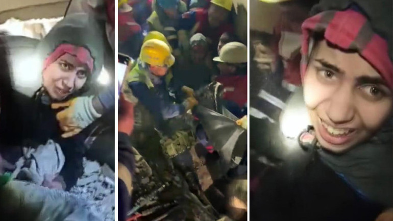 Umut dolu bekleyiş ve sevinç gözyaşları: Enkazdan mucize kurtuluşlar 122. saatin mucizesi Menekşe Teyze