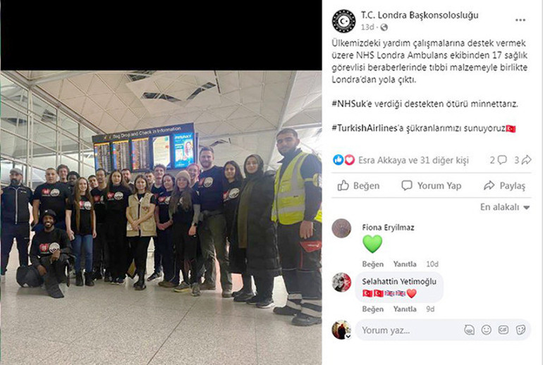Gönüllü İngiliz paramedikler yardım için Kahramanmaraş’ta