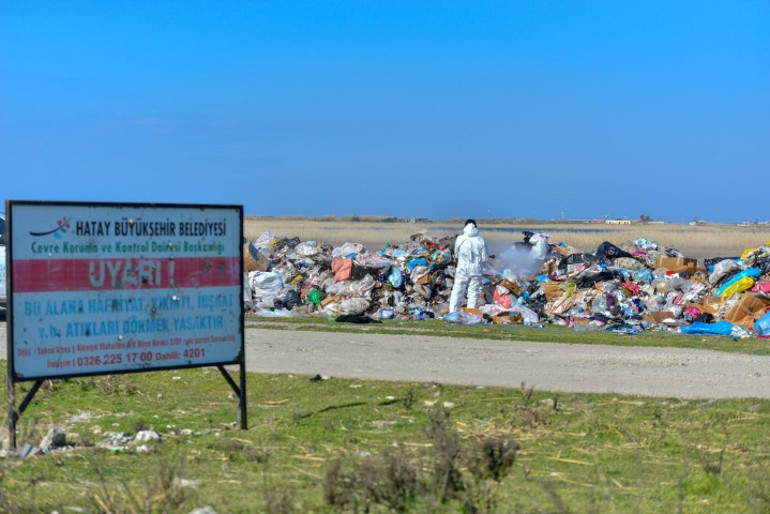 Hataydaki Milleyha Kuş Cenneti moloz sahasına döndü