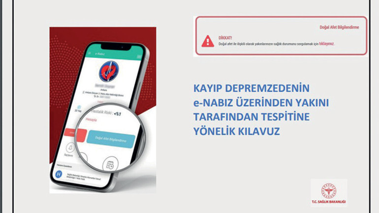 E-Nabız’da ‘yaralı’ ekranı: Yapay zekâ fotoğrafla bulacak