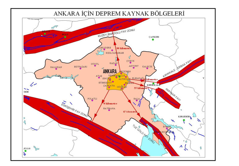 Ankara’nın deprem tehlikesi değişmedi