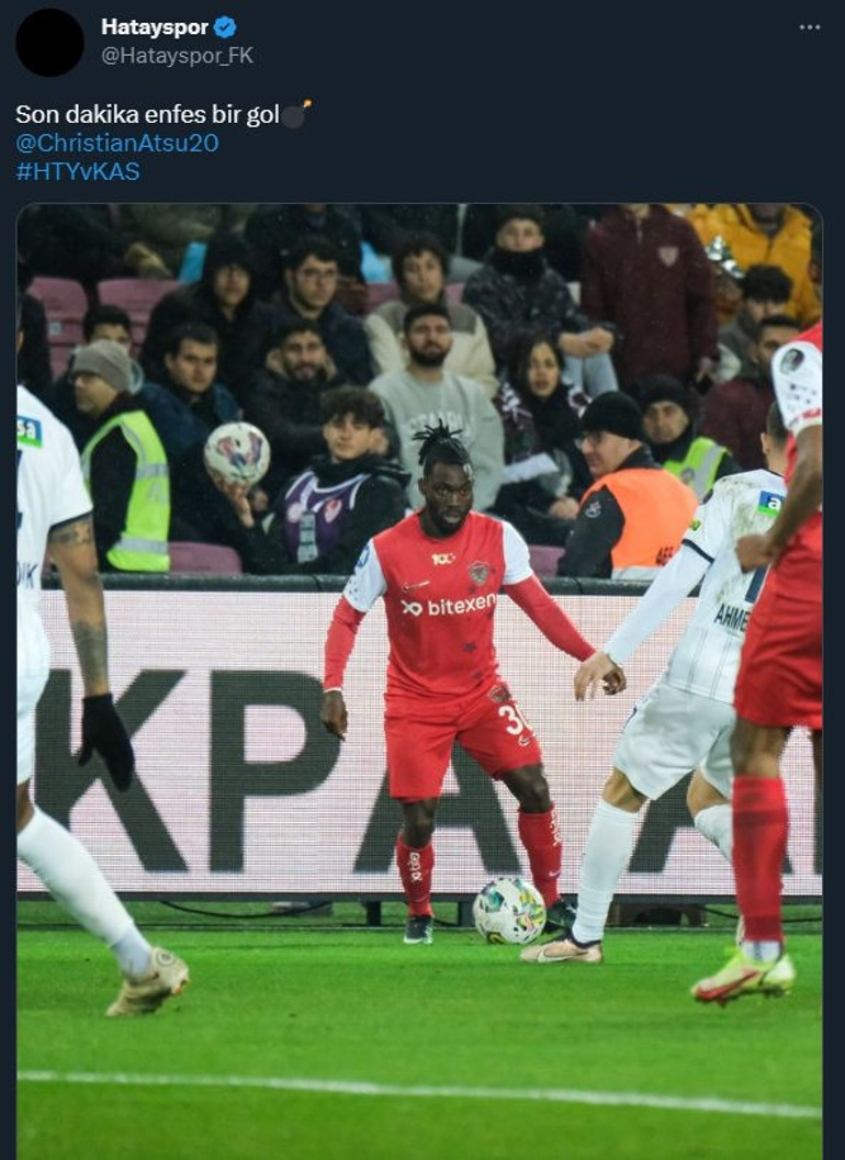 Volkan Demirelin Christian Atsu ile ilgili sözleri akıllara geldi Ayrılmak istediğini söyledi Hataysporun Twitter hesabında yürek burkan detay...