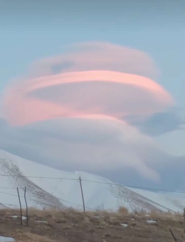 Mercek bulutları bu sefer Niğdede görüldü