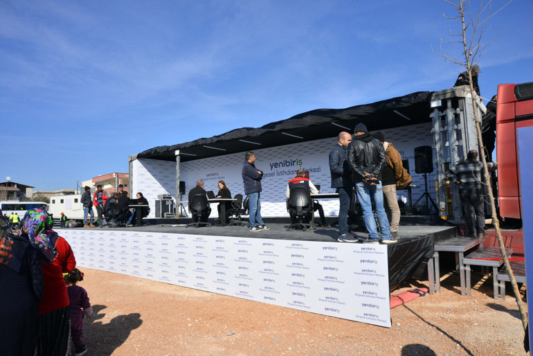 Yenibiris afet bölgelerinde istihdam için seferberlik başlattı