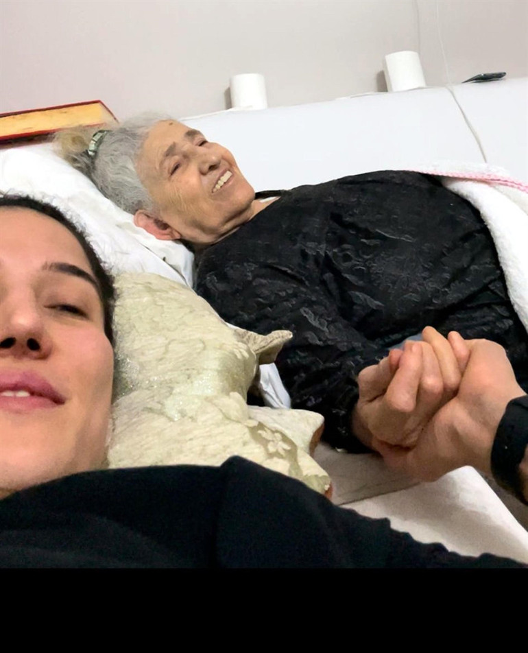 Depremde hayatını kaybeden milli basketbolcu Nilay ile babaannesinin son görüntüleri ortaya çıktı