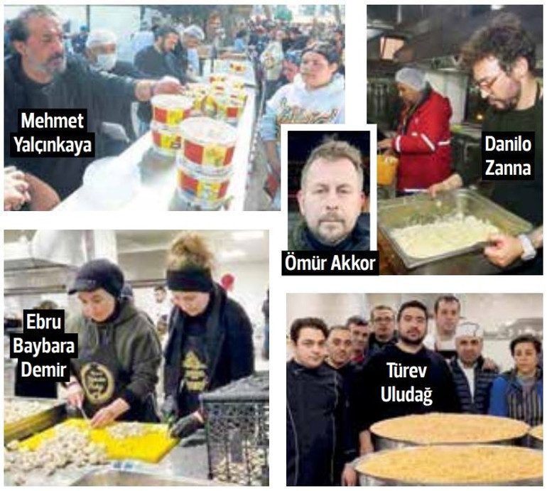 Ünlüler sahaya