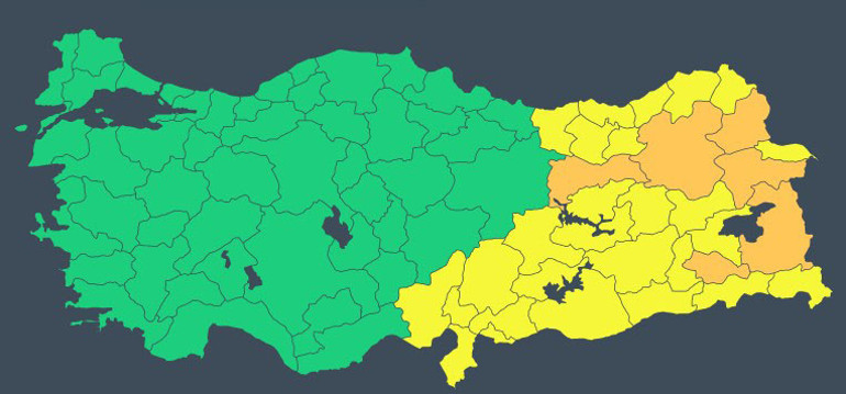 Son dakika: Meteorolojiden 33 ile uyarı Kuvvetli rüzgar ve sağanak geliyor