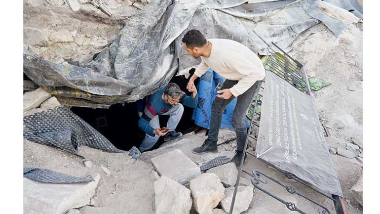 Tarihi kilise yardım merkezi oldu