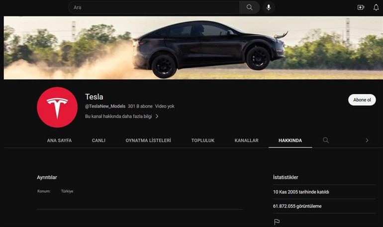 Trabzonsporun Youtube kanalı hacklendi Elon Muskın canlı yayını açıldı... Resmi açıklama geldi...