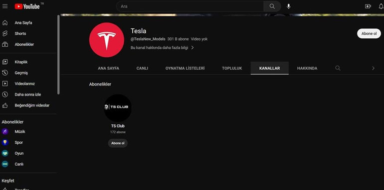 Trabzonsporun Youtube kanalı hacklendi Elon Muskın canlı yayını açıldı... Resmi açıklama geldi...