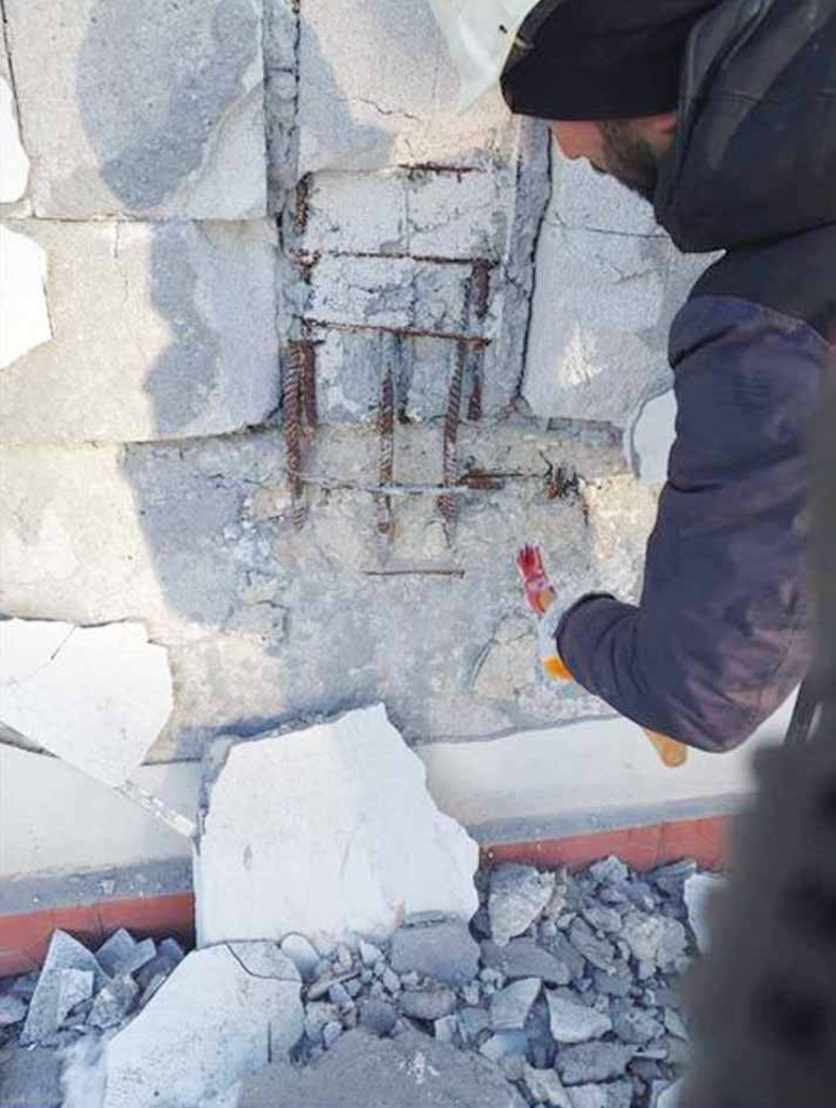 Malatya’daki sıfır binaların dışları sağlam içleri göçmüş