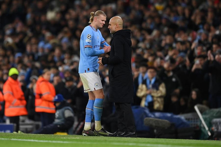 Manchester City - Leipzig maçında Erling Haalanddan insanüstü performans Birçok rekoru kırdı...