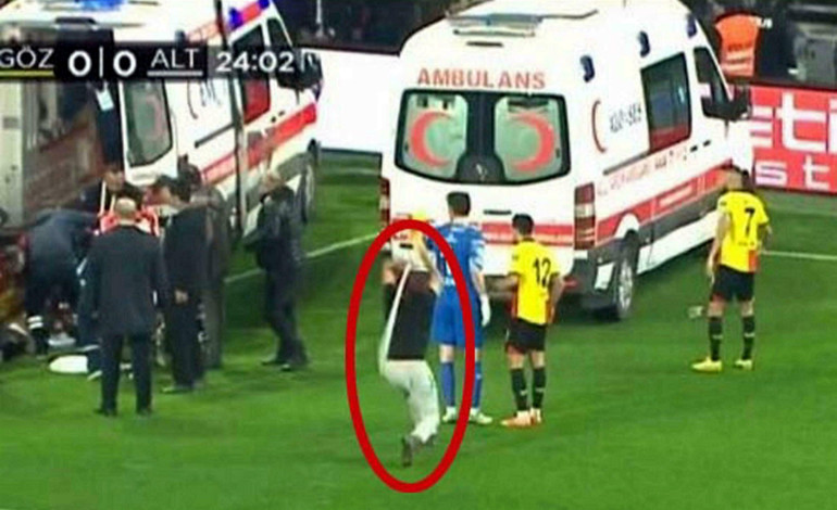 Derbide Altay kalecisine direkle vuran sanık: Öfkeyle anlamsız bir olaya imza attım