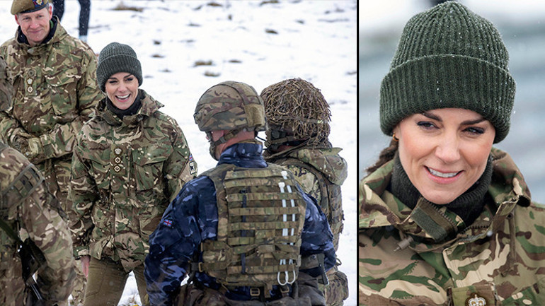 Asker yeşilini çıkardı, prenses yeşilini giydi: Kate Middleton bir kez daha herkesi büyüledi