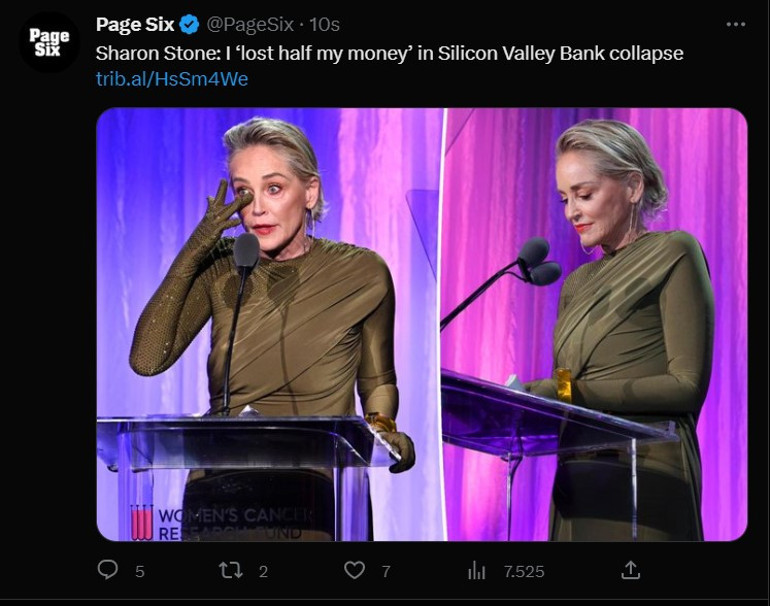 Sahnede gözleri dolarak anlattı… Sharon Stone: Servetimin yarısını kaybettim