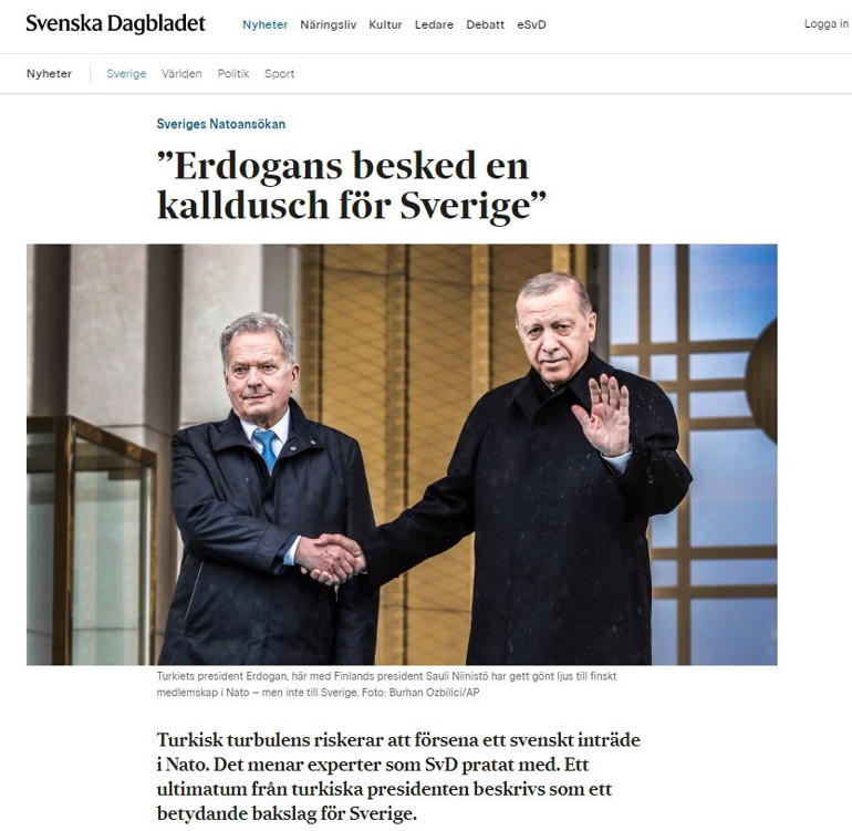 İsveç ve Finlandiya Erdoğanın sözlerini konuşuyor Bir ülkede sevinç diğerinde pişmanlık dikkat çekiyor