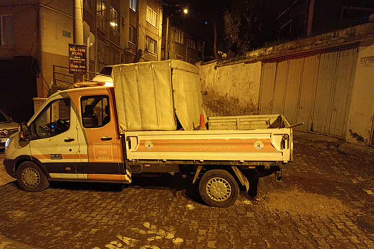 Yeni onarılmıştı ama kazıp gittiler